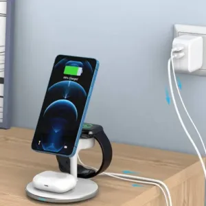Choetech T586-F 3 in 1 Magnetic Wireless Charger Station for iPhone